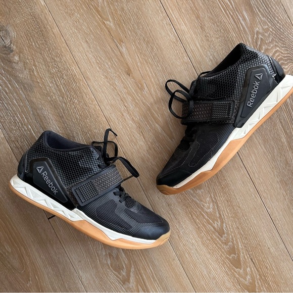 Reebok CrossFit Lifter 2.0 Men’s 10 Black Gum Strap Weightlifting Shoes - Picture 5 of 12